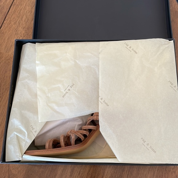 NWT rag & bone Camille suede sandals - Picture 6 of 15